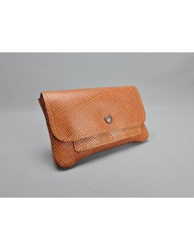 Pochette cuir Marron / Le PORTETOUT