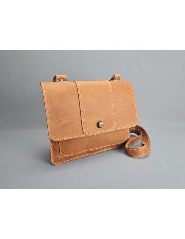 Sac cuir Naturel Camel / Le Rusé