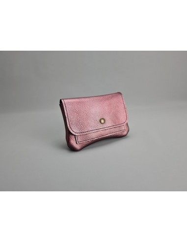 Pochette cuir Violet métal / Le petit...