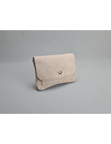 Pochette cuir Gris argenté / Le petit...