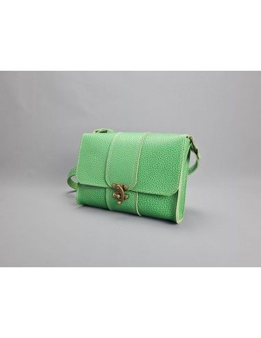 Petit sac cuir Vert Clair / LE FURTIF