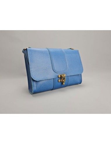 Petit sac cuir femme Bleu / LE FURTIF