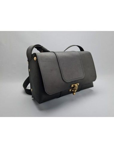 Sac femme cuir Vintage Noir /...